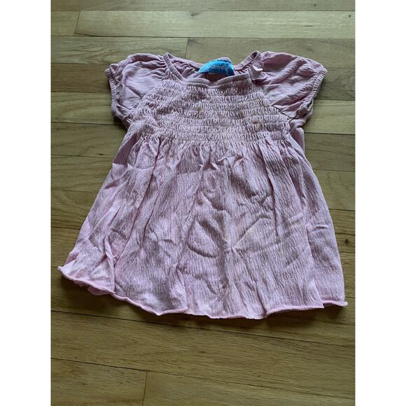 Periscope Stretch Vintage Top Pink with Butterfly - Picture 1 of 7